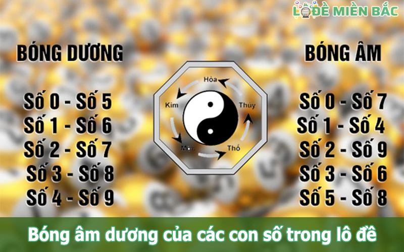 Bóng dương, bóng âm các con số trong lô đề